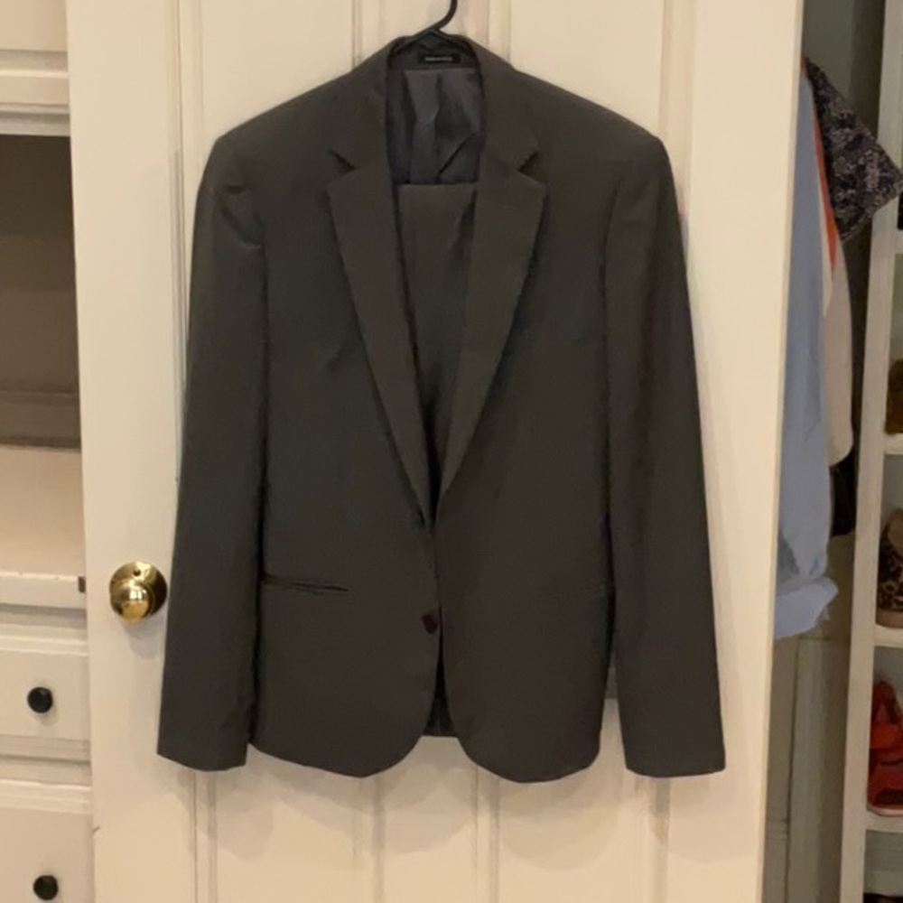 Men’s Gray 2-Piece Suit, Pronto Uomo
